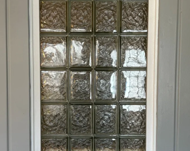 custom glass block installation